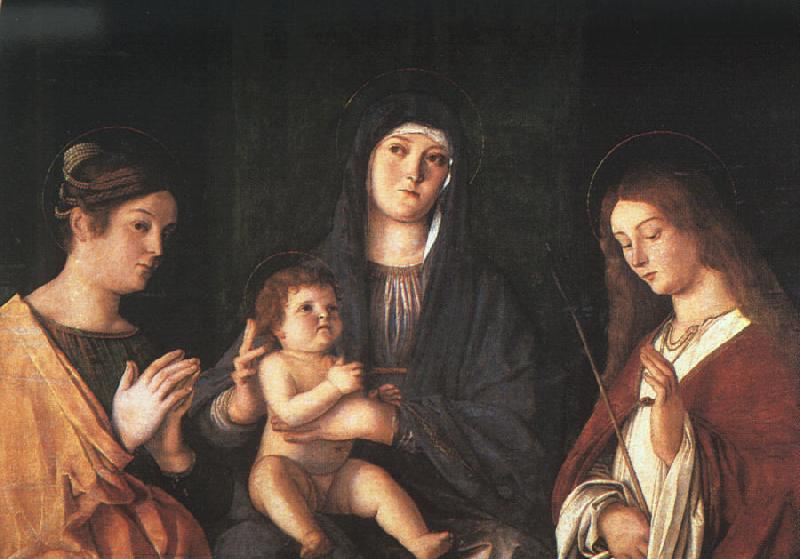 Giovanni Bellini The Virgin and the Child with Two Saints China oil painting art